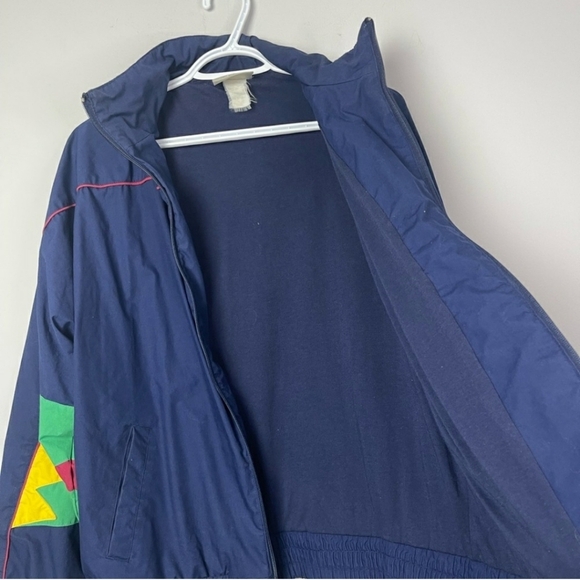 Vintage Adidas Lined Jacket Windbreaker 90s S/M Gender Neutral - Picture 6 of 10